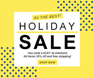 holiday saleのバナー